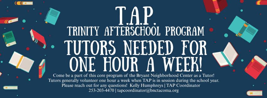 Trinity Afterschool Tutoring - Volunteers Needed!