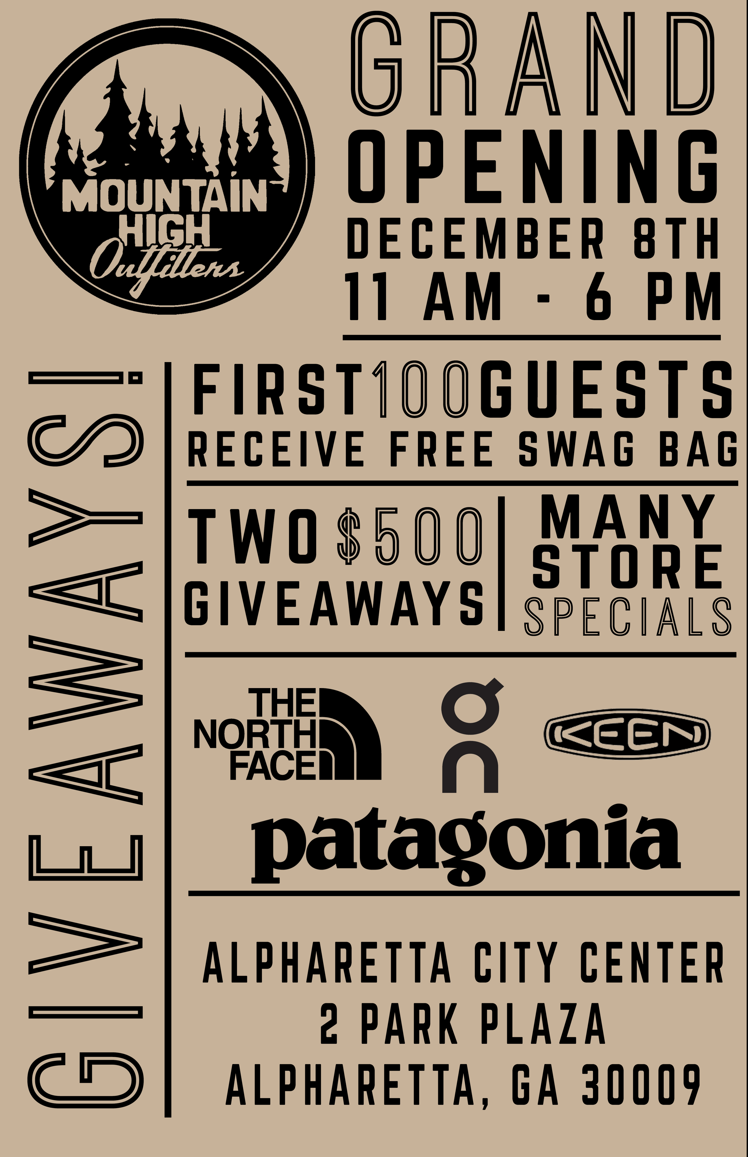 Mountain High Outfitters Grand Opening Events