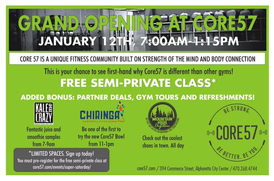 Core57 Grand Opening event featuring Chiringa &amp; Mountain High Outfitters