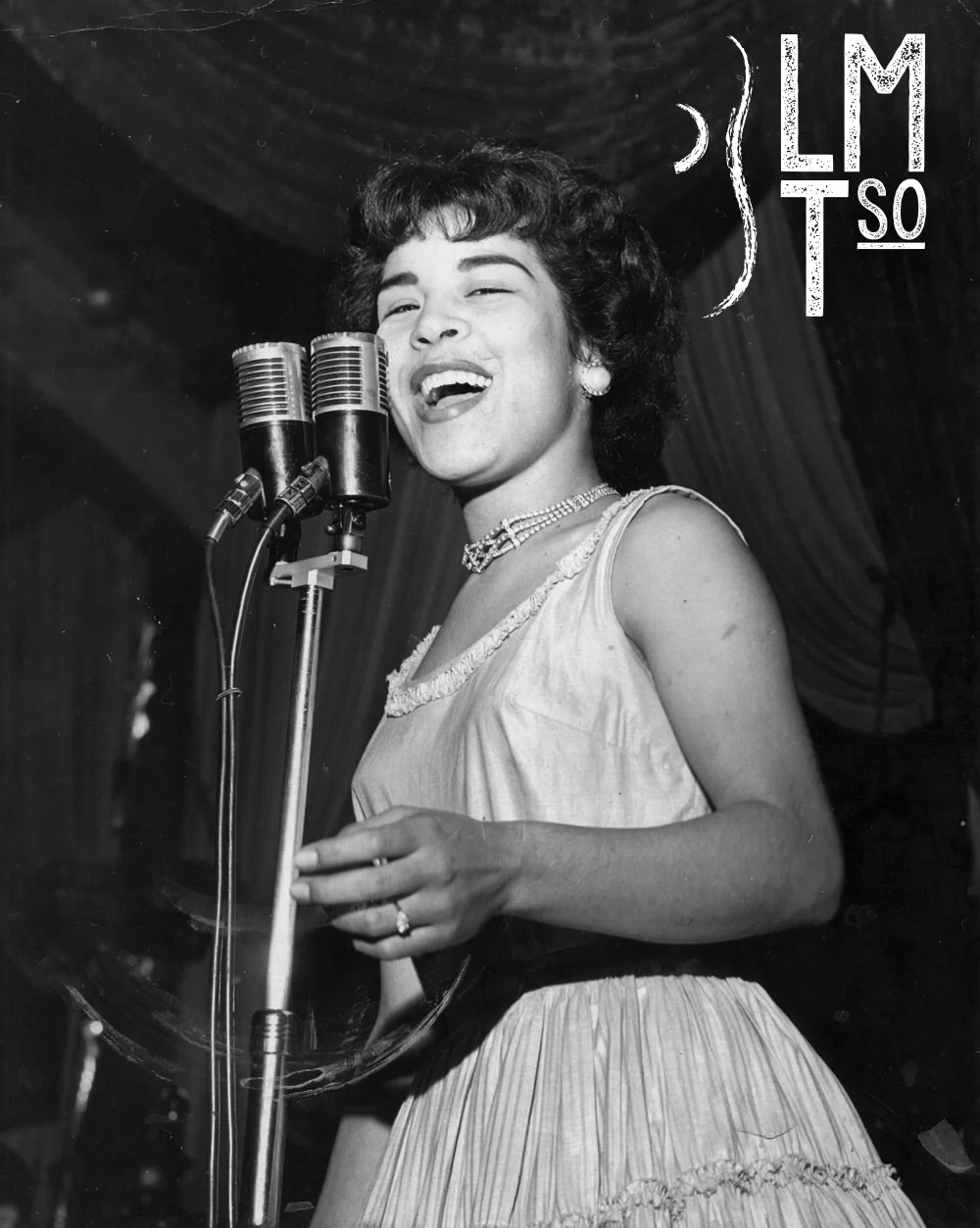 1955 Ruth 'Betty' Martin Hilario singing with Lawrence Welk