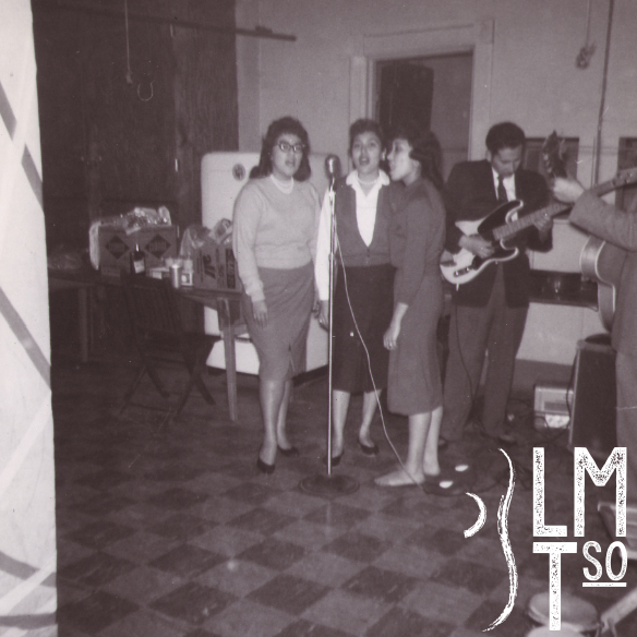 1961 Mary Lou Barrientso, Mary Barrientos, Rosie Barrientos, Arturo Huerta