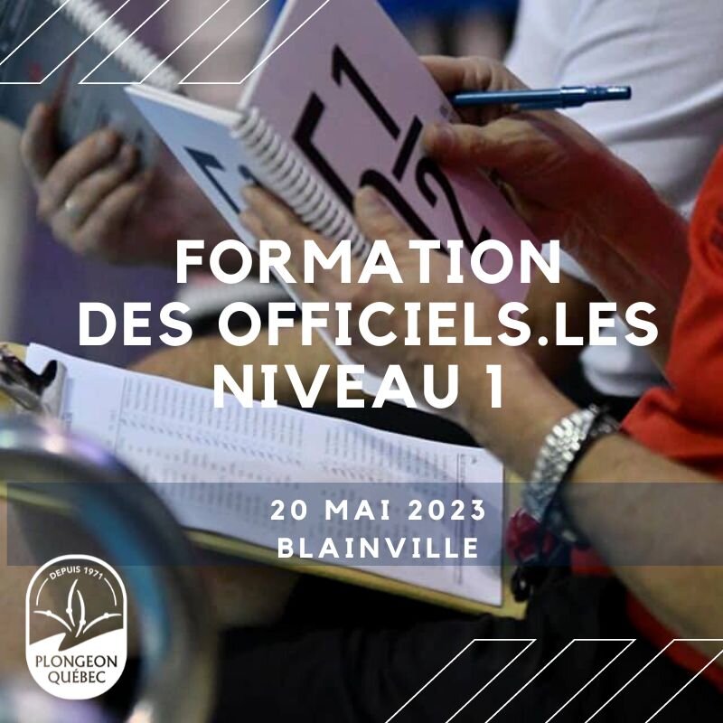 👩&zwj;🏫 FORMATION DES OFFICIELS.LES 👨&zwj;🏫 
Plusieurs personnes nous ont fait part de leur int&eacute;r&ecirc;t &agrave; suivre une formation pour devenir officiel.le en plongeon. Nous vous annon&ccedil;ons donc aujourd&rsquo;hui la prochaine fo