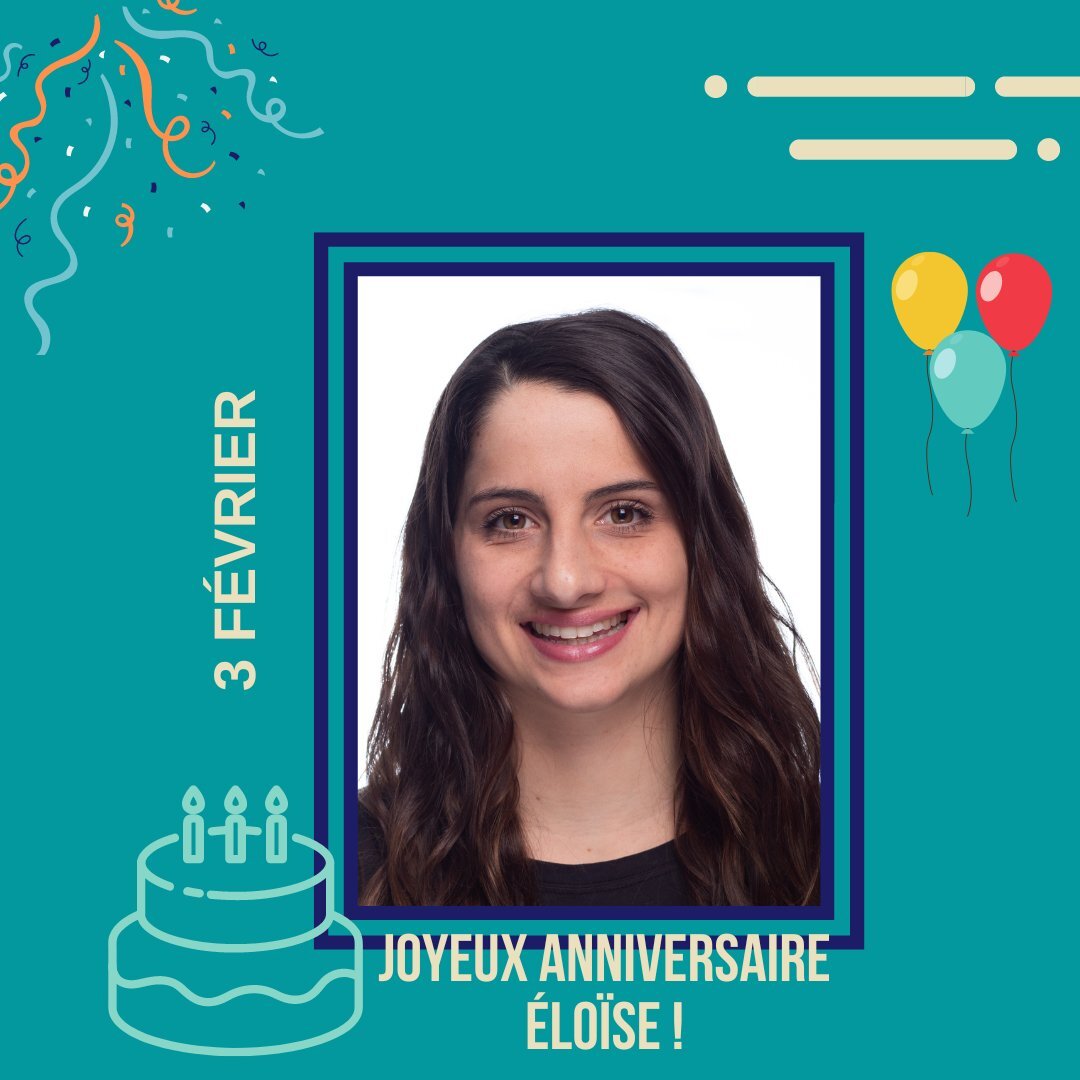 🎉🎊 ANNIVERSAIRE 🎉🎊 C&eacute;l&eacute;brons aujourd'hui l'anniversaire d'&Eacute;lo&iuml;se B&eacute;langer ! 🎈 Bonne f&ecirc;te &Eacute;lo&iuml;se ! 🥳

@camoplongeon