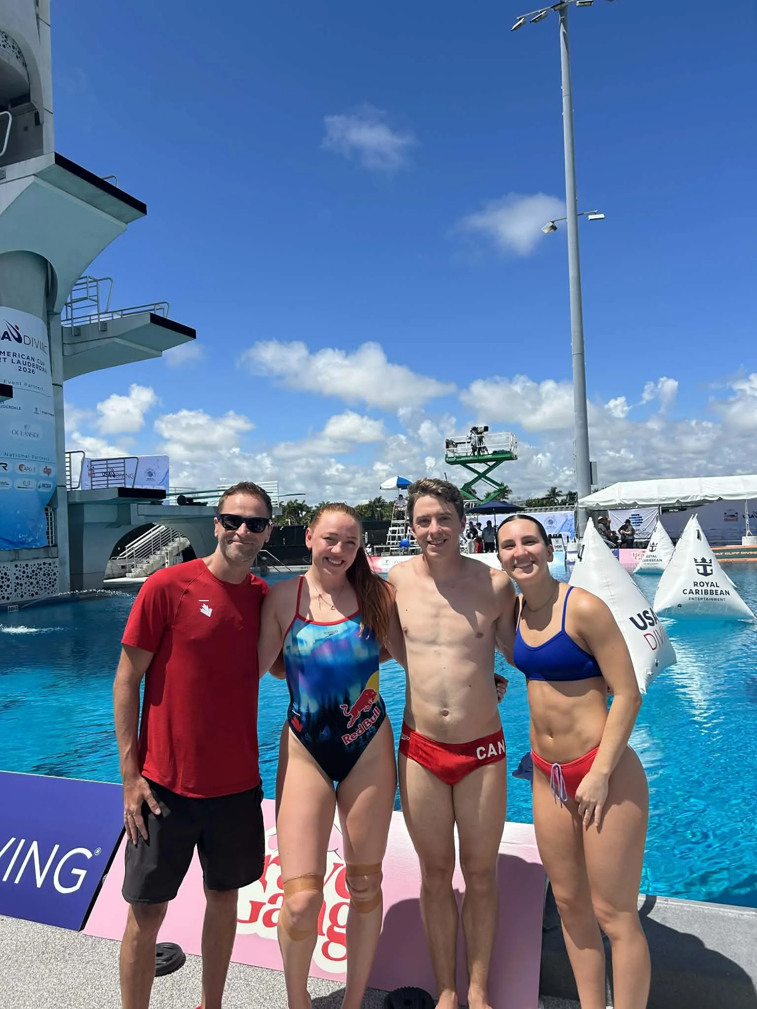 Trois athlètes formeront la toute première cohorte d’Équipe Québec en plongeon de haut vol