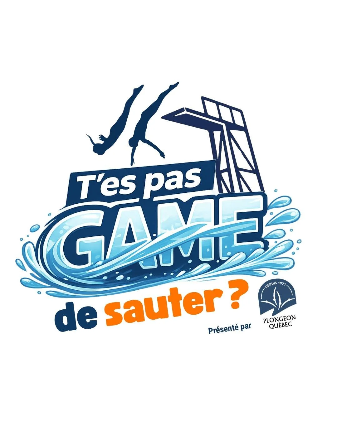 Nouvelle ann&eacute;e. Nouvelle image. M&ecirc;me d&eacute;fi. 👀

Nous sommes fiers de vous d&eacute;voiler officiellement la toute nouvelle image de marque de T&rsquo;es pas game de sauter! 💥

Un immense merci &agrave; Patrick H&eacute;bert (@hebe