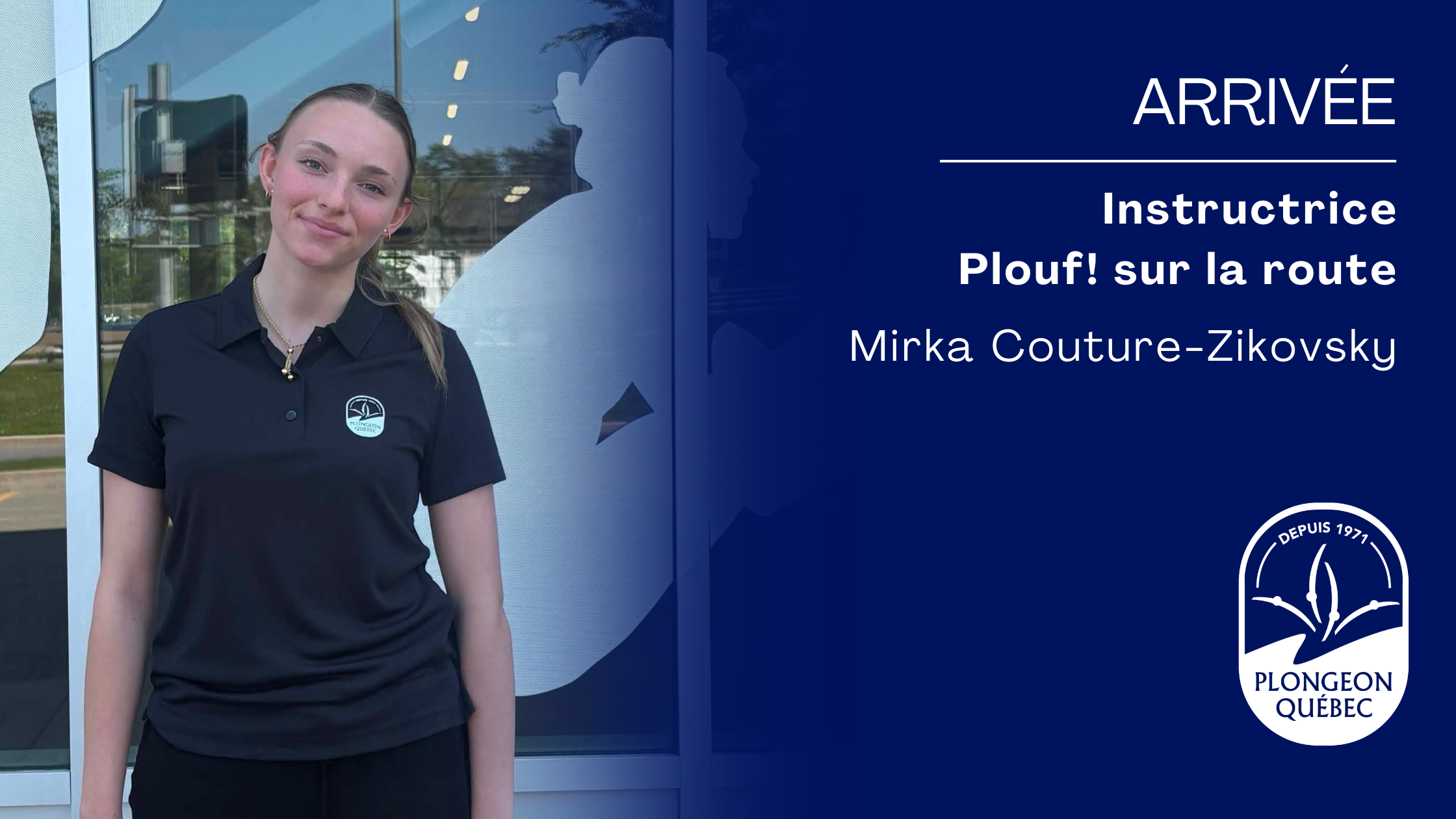Mirka Couture-Zikovsky&nbsp;se joint à Plongeon Québec pour Plouf! sur la route