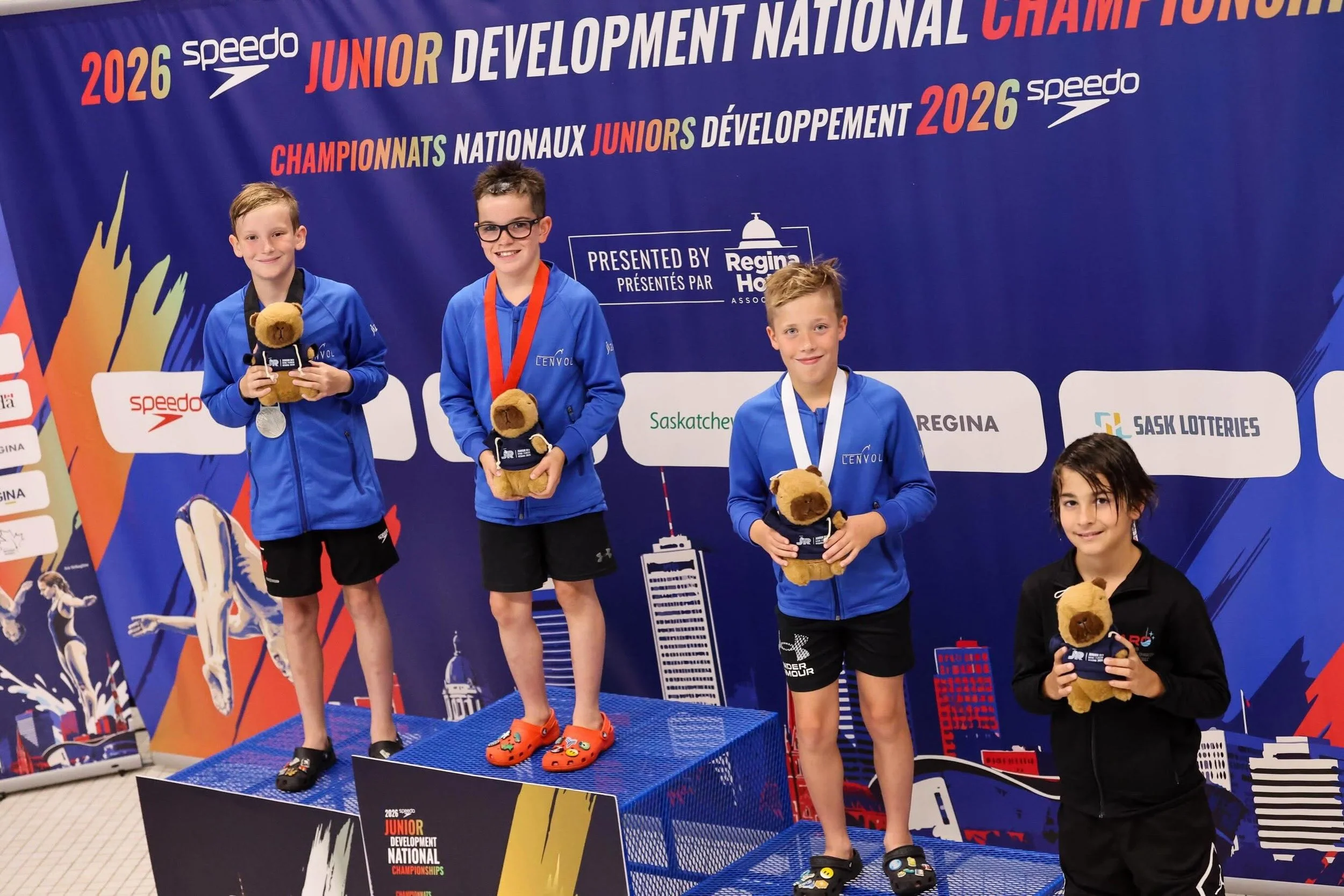 F&eacute;licitations &agrave; tous nos repr&eacute;sentants qu&eacute;b&eacute;cois ayant particip&eacute; aux Championnats nationaux junior d&eacute;veloppement du 16 au 19 juillet au Centre Aquatique Lawson, &agrave; Regina, en Saskatchewan. 🤩

Le