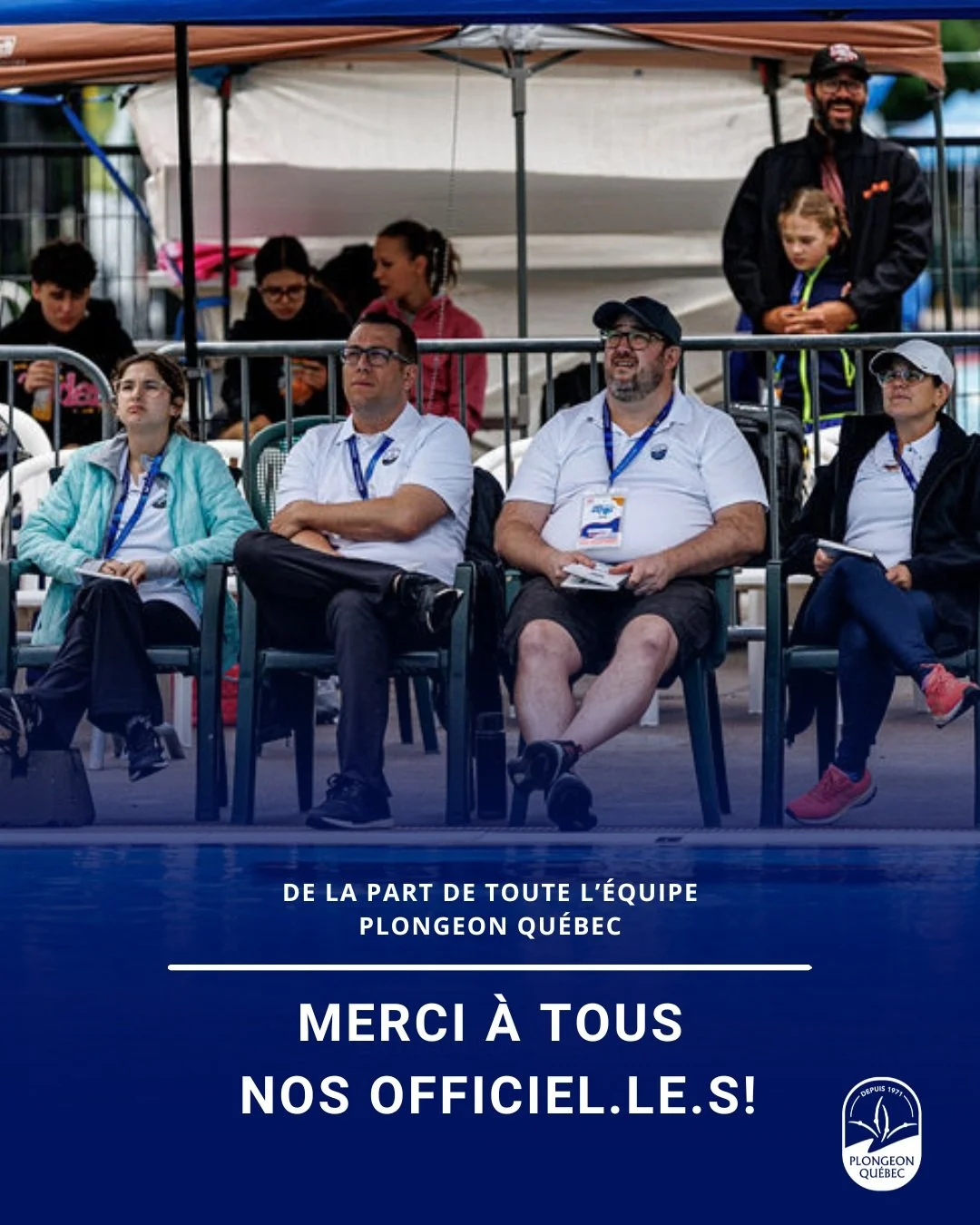 🙏 SEMAINE NATIONALE DES ENTRA&Icirc;NEUR.E.S ET DES OFFICIEL.LE.S 🙏

Dans le cadre de la Semaine nationale des entra&icirc;neur.e.s et des officiel.le.s, qui se d&eacute;roule cette ann&eacute;e, du 14 au 20 septembre, Plongeon Qu&eacute;bec a recu