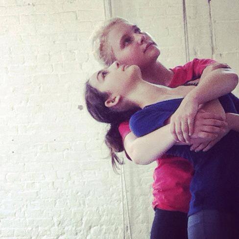 Ella and Ali in rehearsal at e.g.dance Summer Dance Intensive 2014.