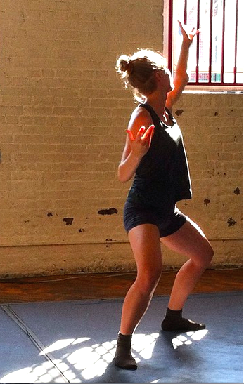 Tori in modern class, July 2014.