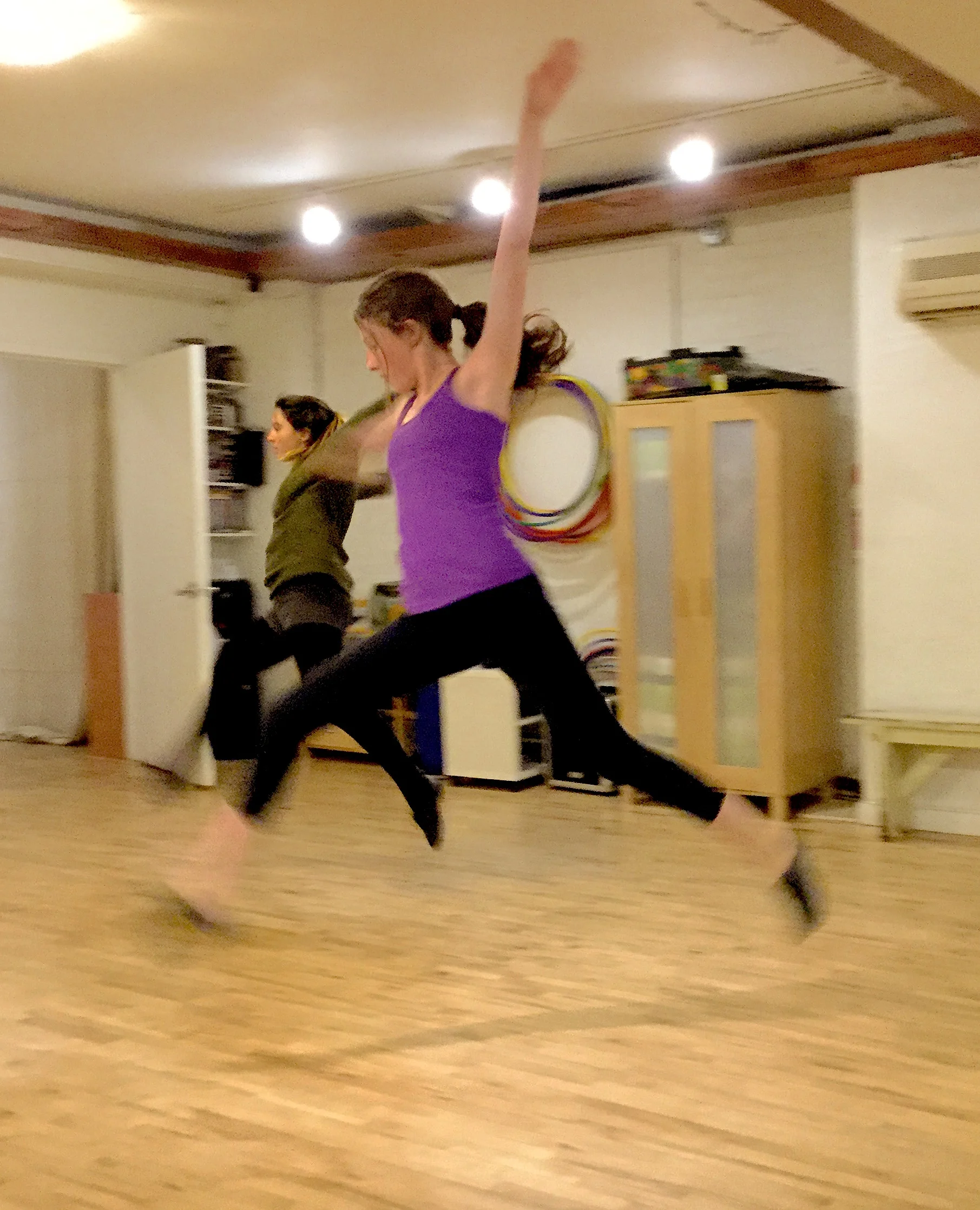 Lila in jazz class in February 2016.