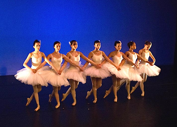 Ruby on far left performing "Seven Little Swans" variation in e.g.dance May 2015 performance. Photo by Ebbe Sweet Photography