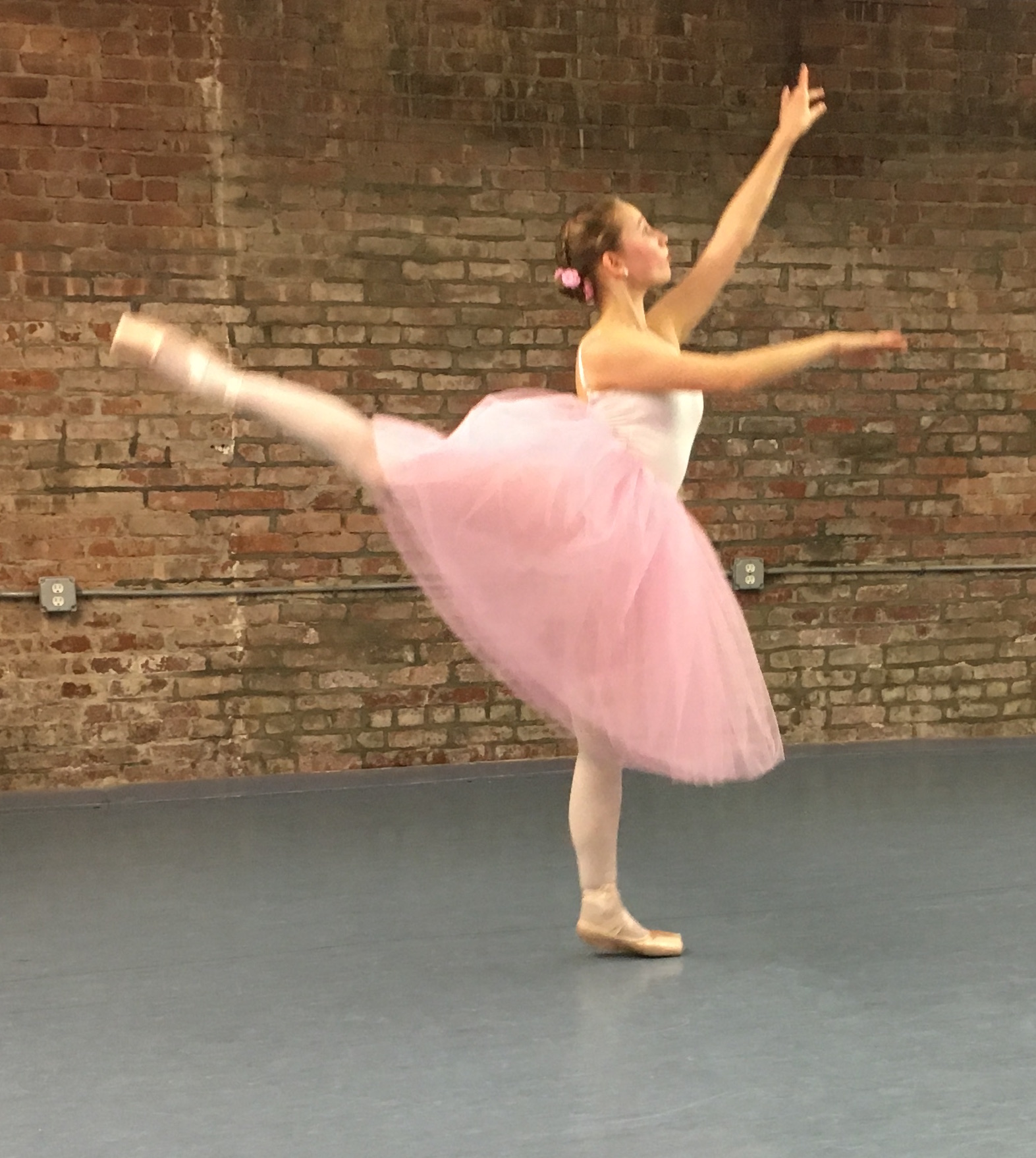 Pazit rehearsing classical variations in 2016