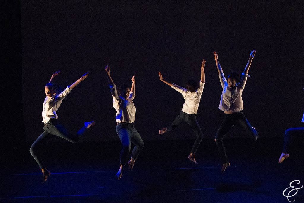 Aggie (second from left) in performance with Creative Arts Studio Dance Company in e.g.dance's Annual Performance May 2016 (photo by Ebbe Sweet)
