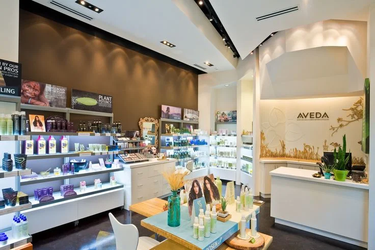 Aveda feature wall in City Creek 