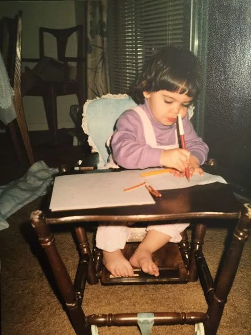Me circa 1991, getting down to some serious business.
