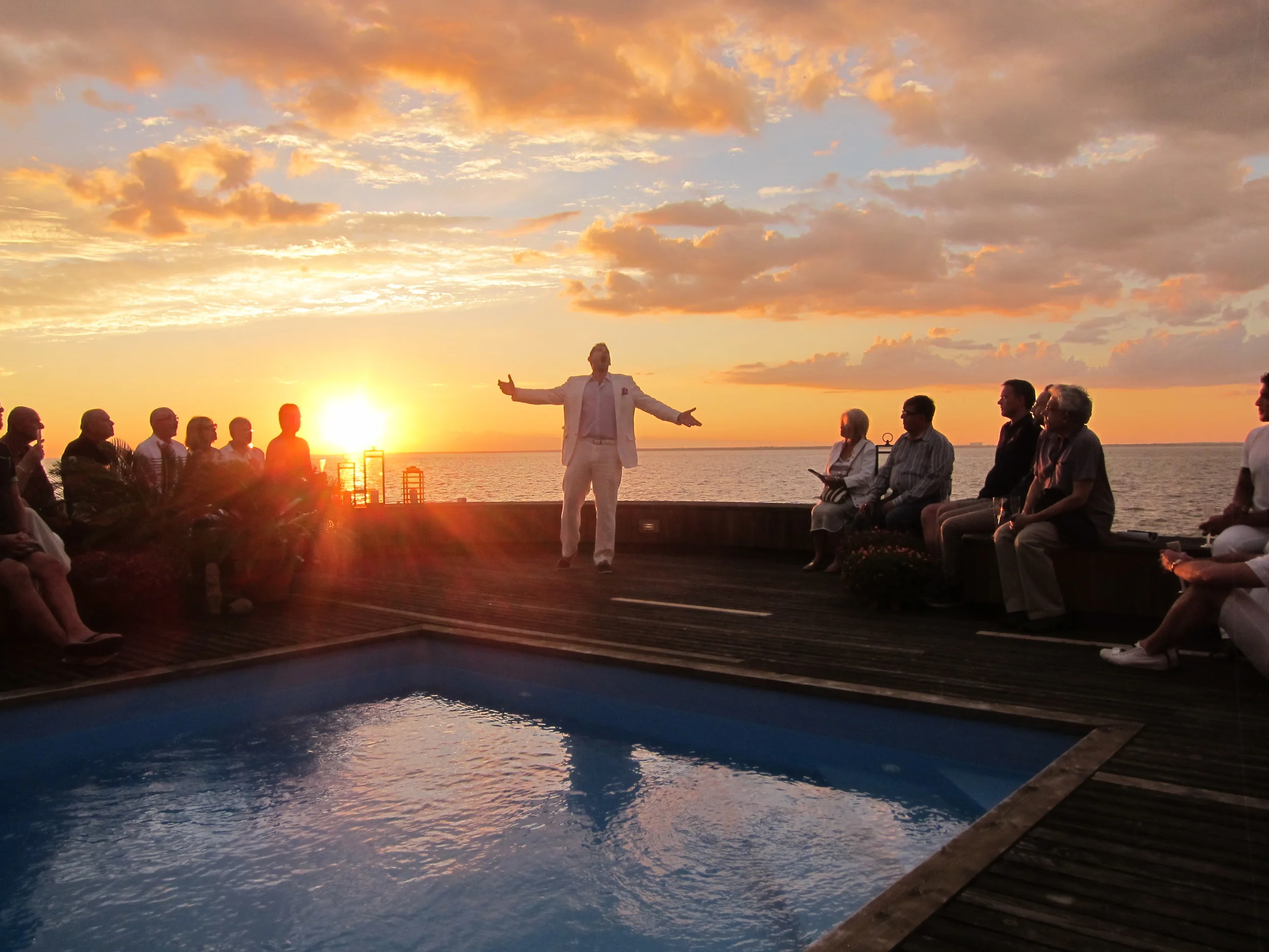 Tenor Michele Angelini at the Gala Opening of the Fire Island Opera Festival