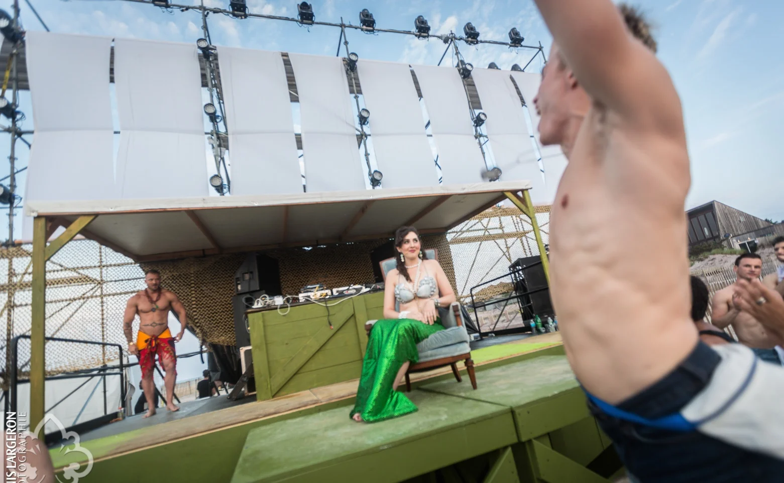 Clarissa Lyons (Rusalka) with Dancers Justin Smith and Sebastian Lefèvre