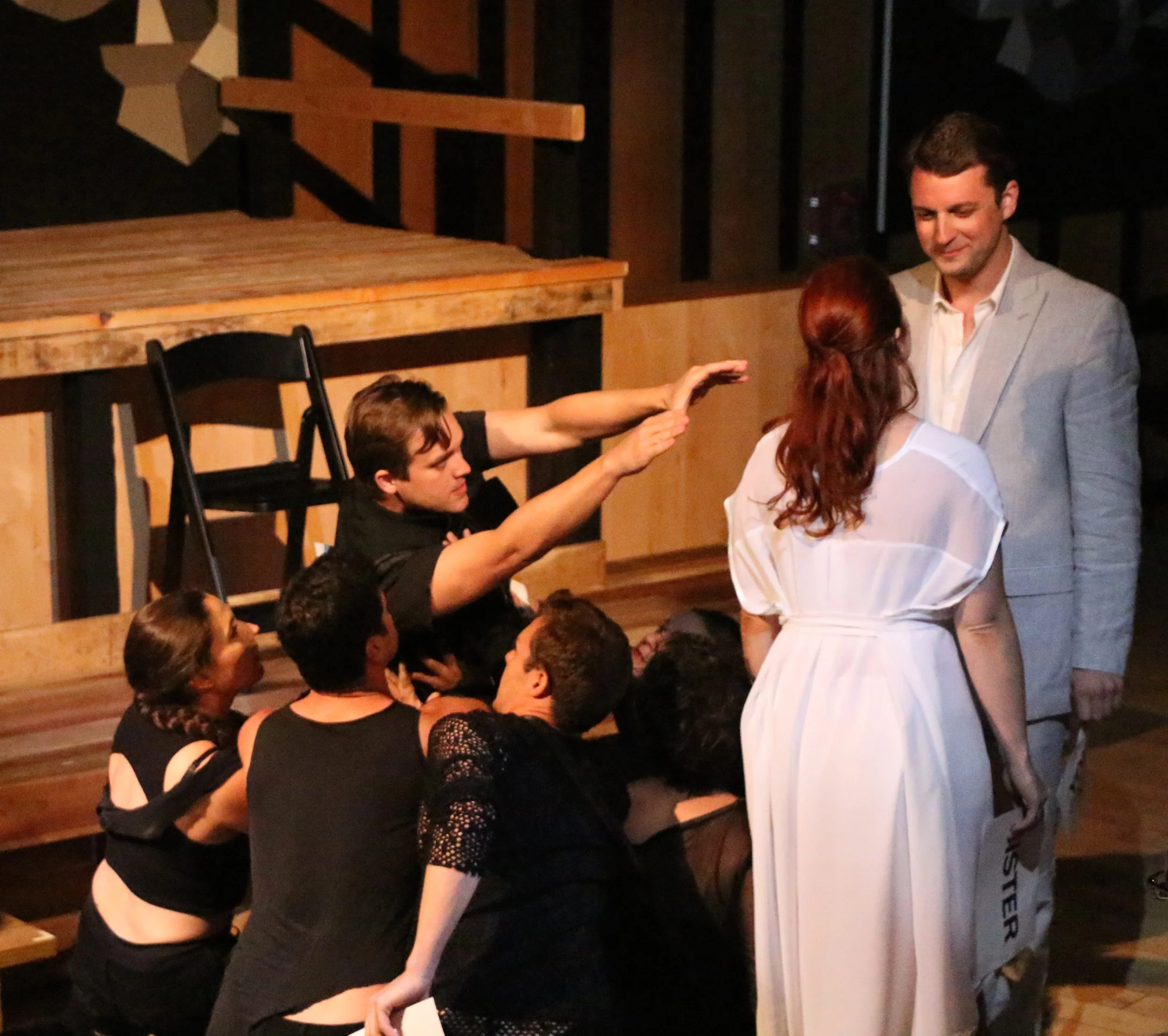 Samuel Levin (Protagonist), Maeve Hogland (Sister) and Liam Bonner (Young Man)