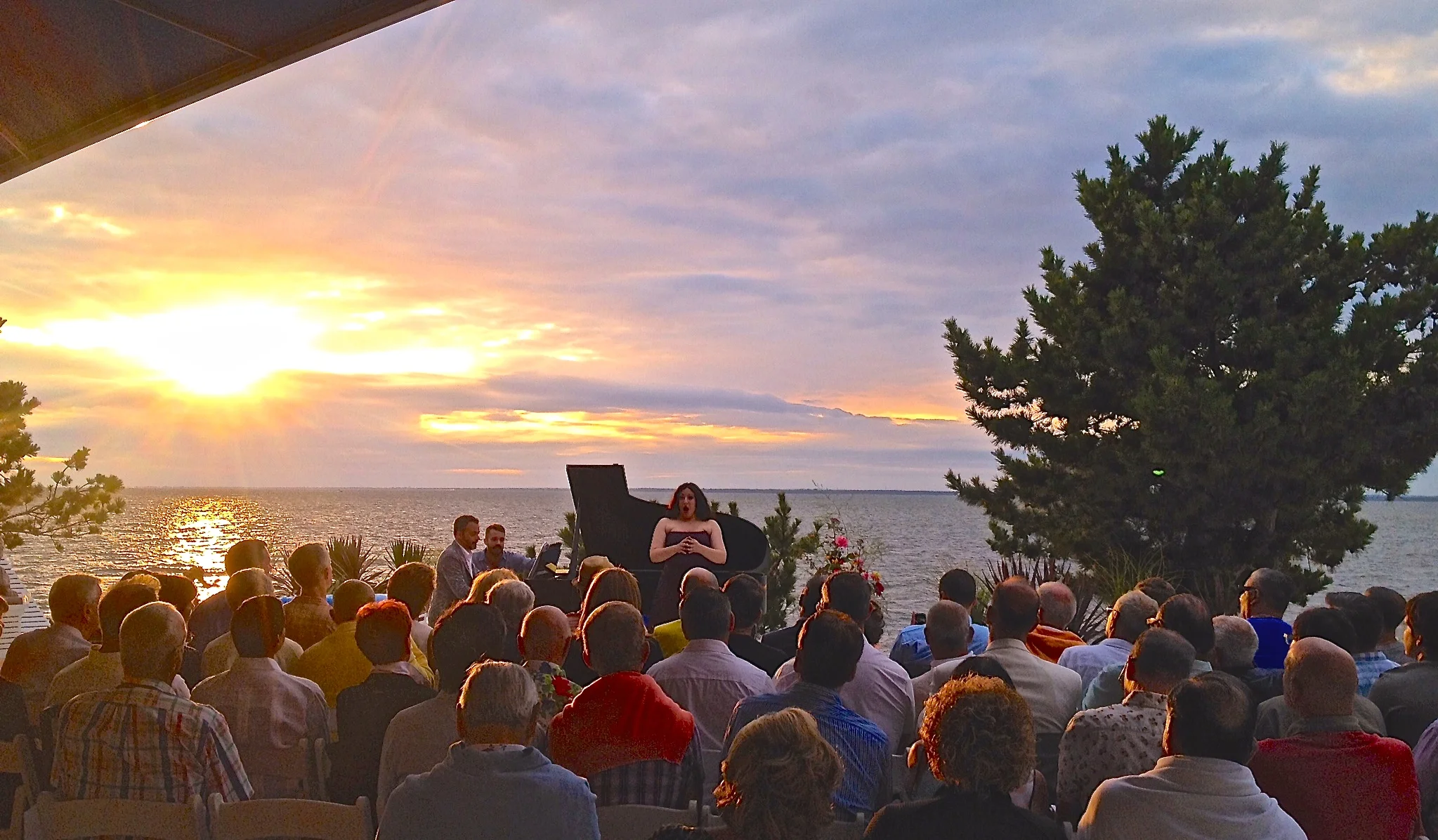 Francesca Mondanaro (Soprano Solist) and Bradley Moore (Music Director)