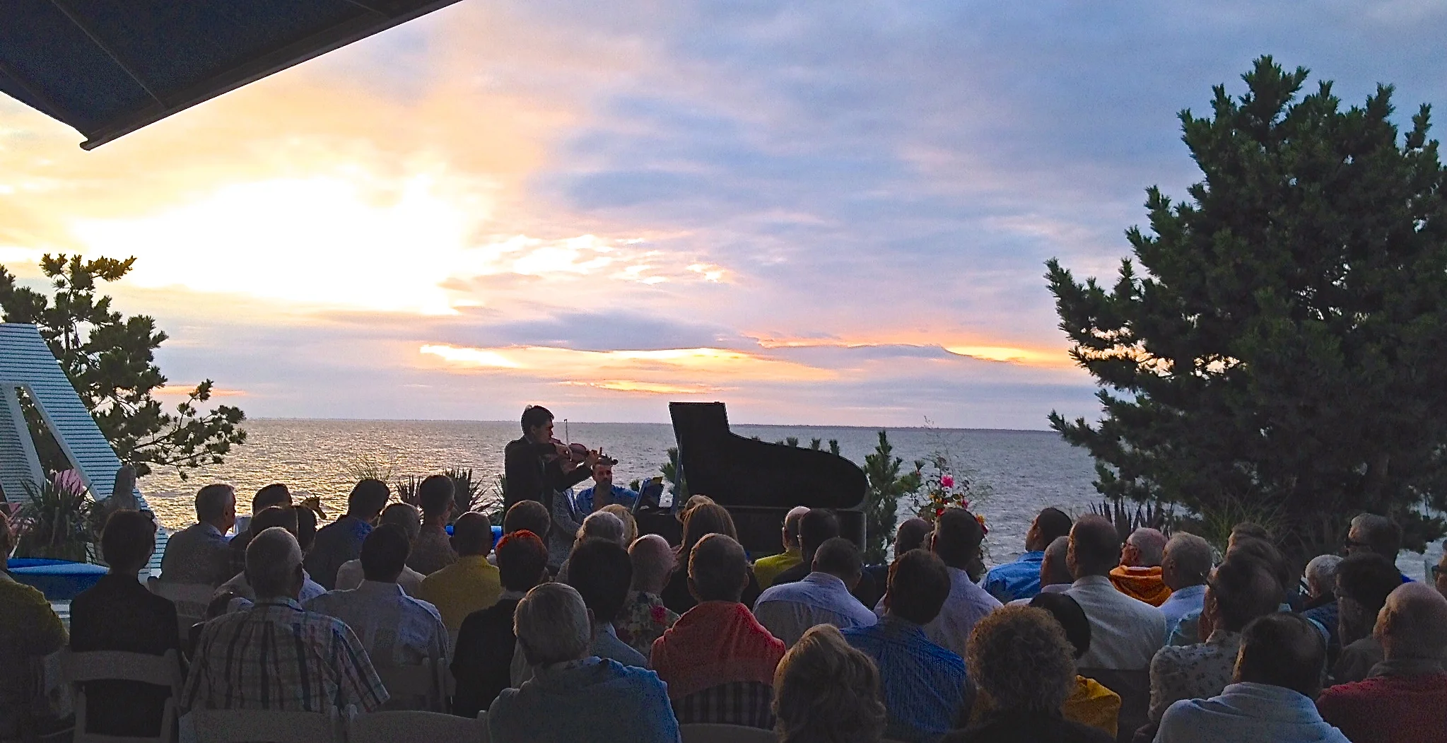 Eric Silberger (Violinist) and Bradley Moore (Music Director)