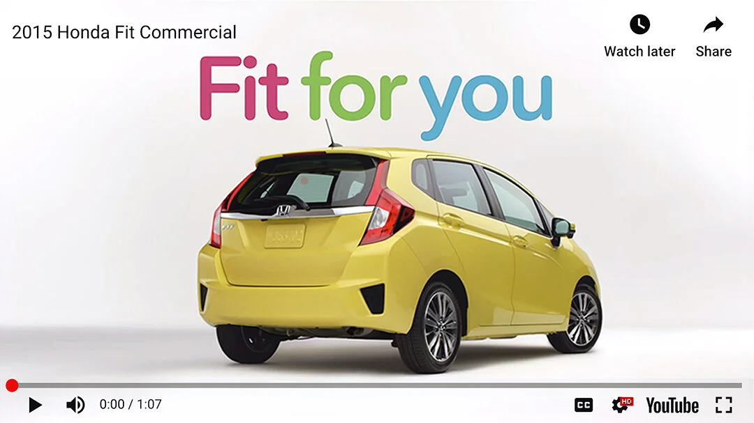 2015 Honda Fit Commercial