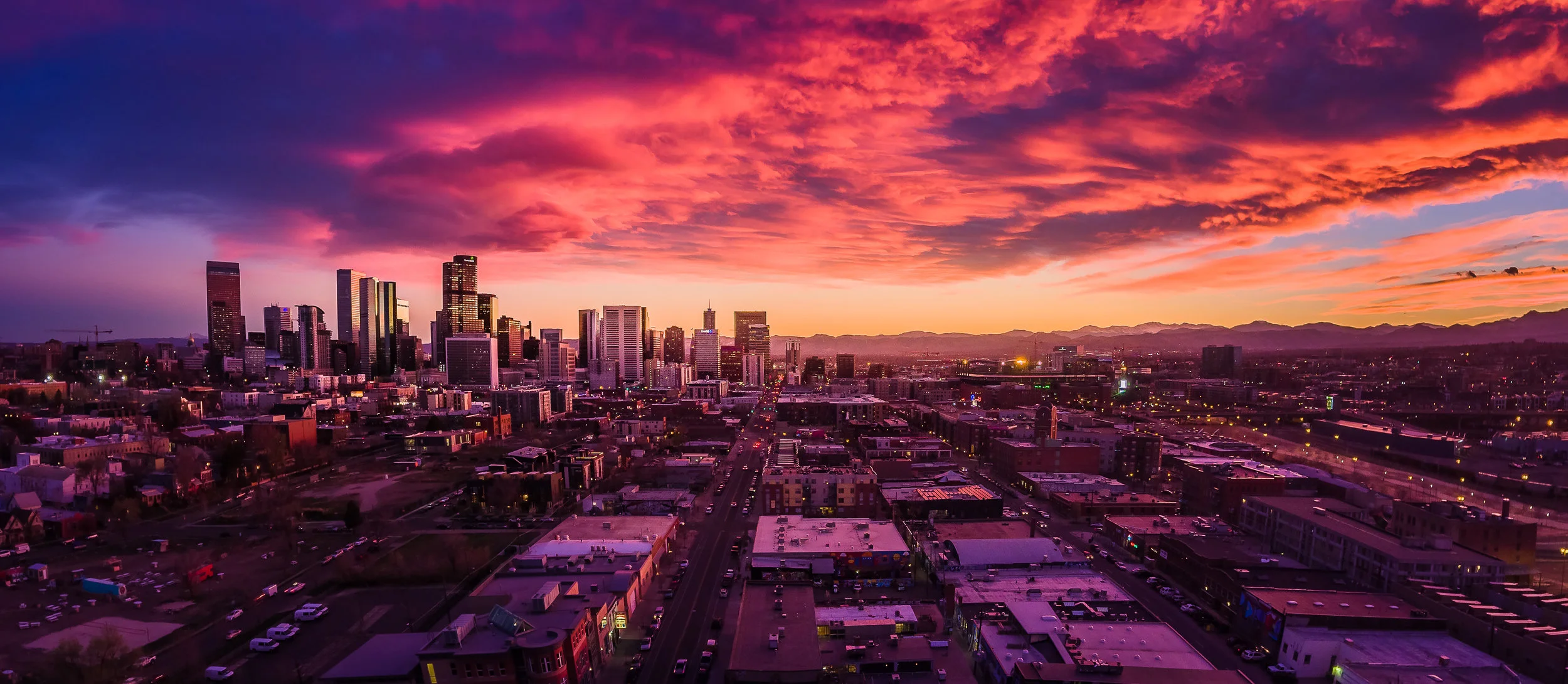 Sunset in Denver