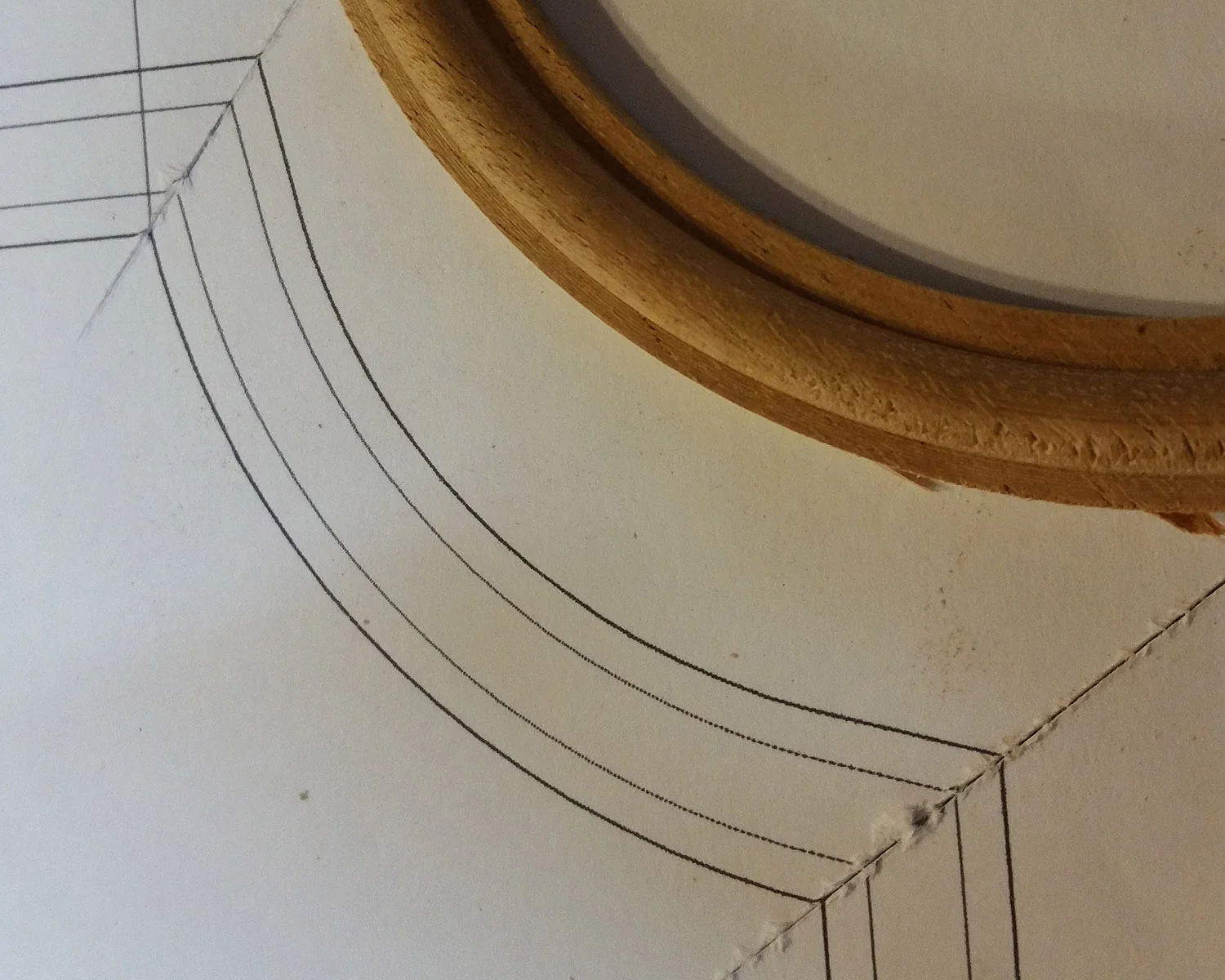 Make a full-sized drawing.
