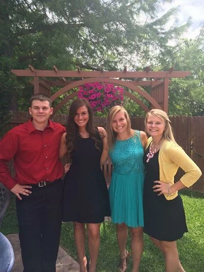 My most recent picture with the siblings while I was home.
