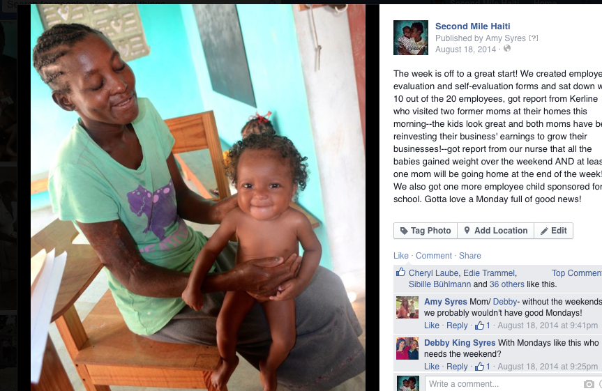 JENY LOVE and Mom. 2 months later and much healthier. 