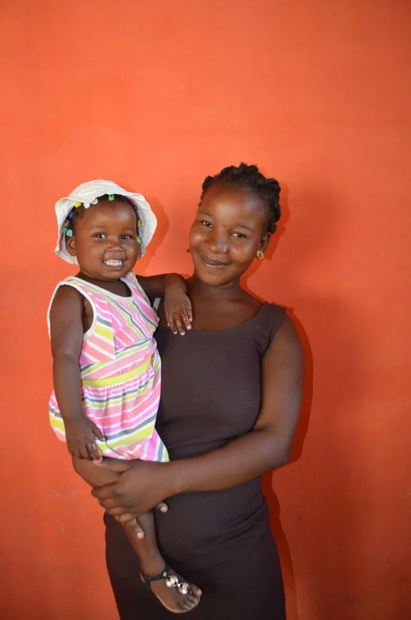Nathanaelle and Mom. April 2015. 