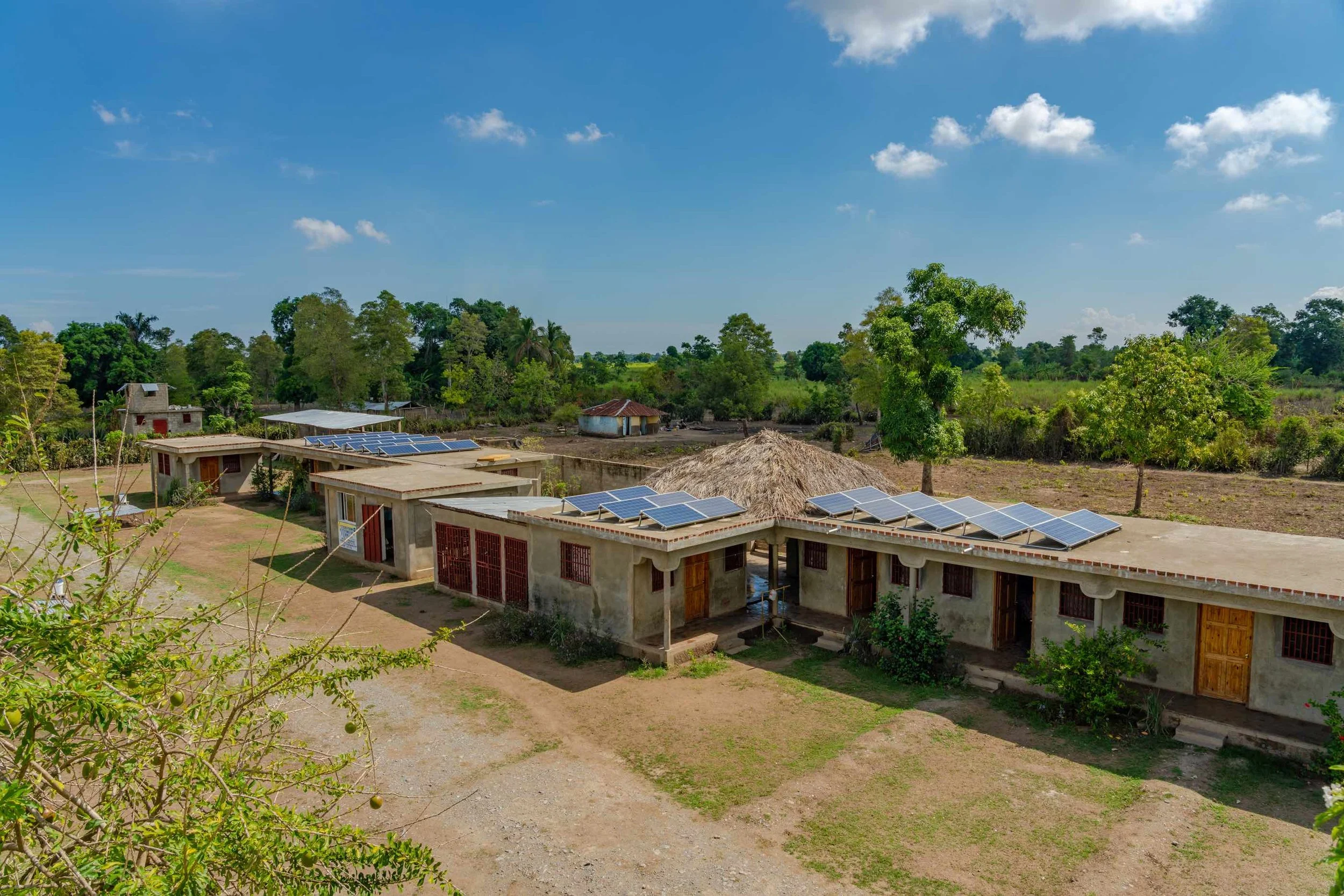 Bird’s eye view of the Rehabilitation Center.