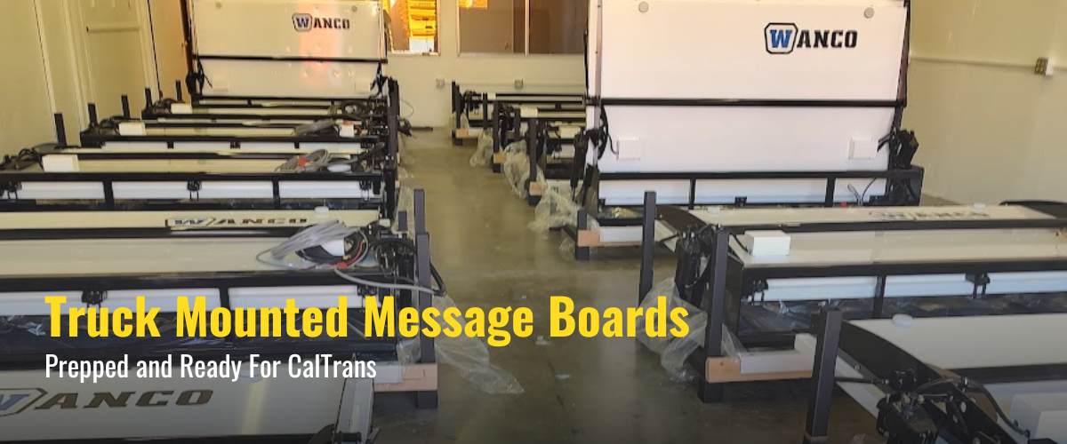 Wanco Truck Mounted Message Boards