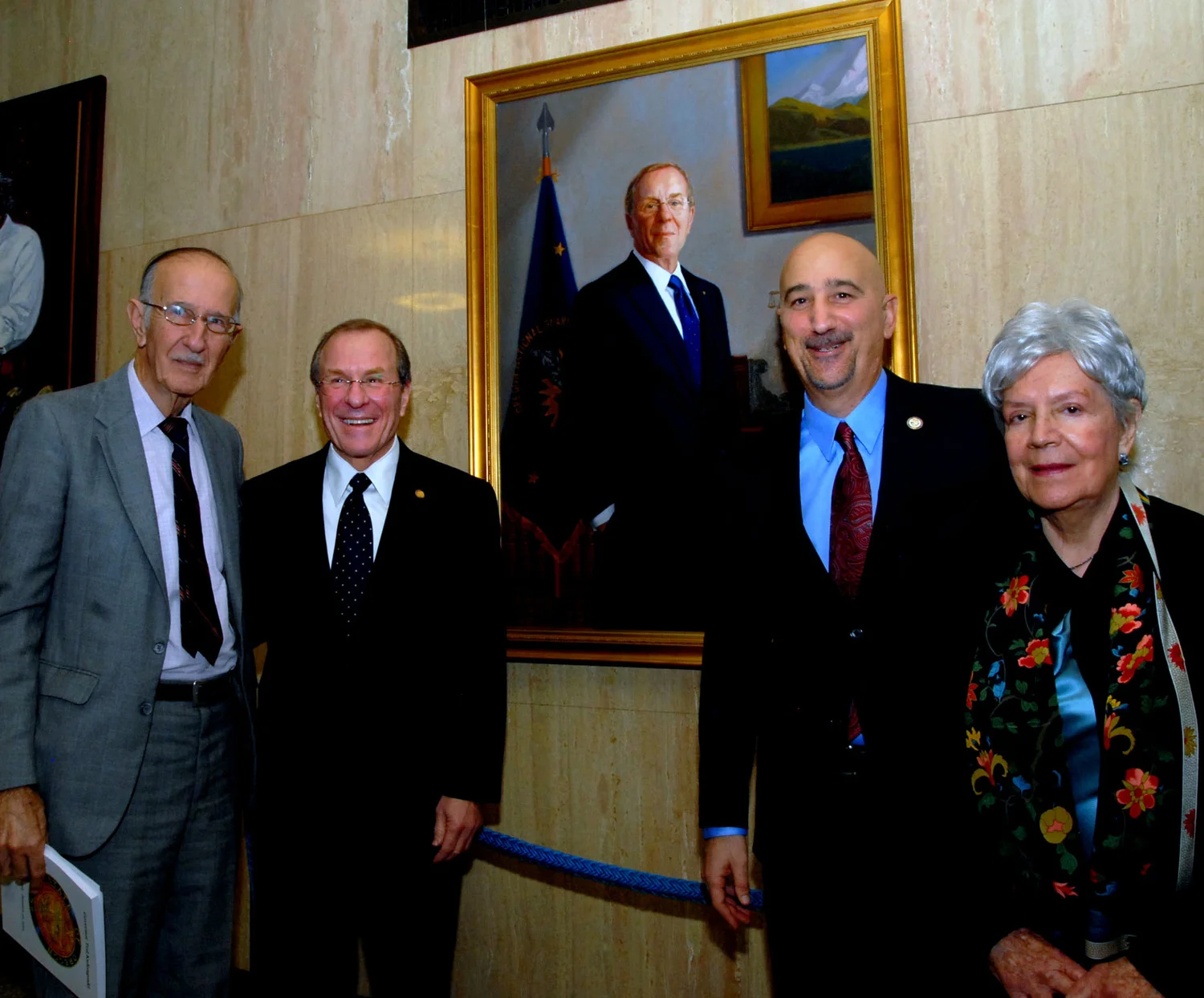 Unveiling at the State Capitol for Oregon Governor Ted Kulongoski.