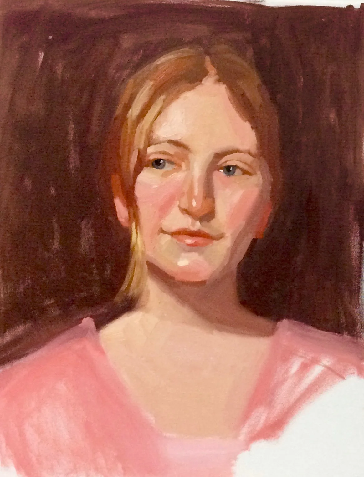 Riatta, 3 hr Portrait Study, 16 x 20.