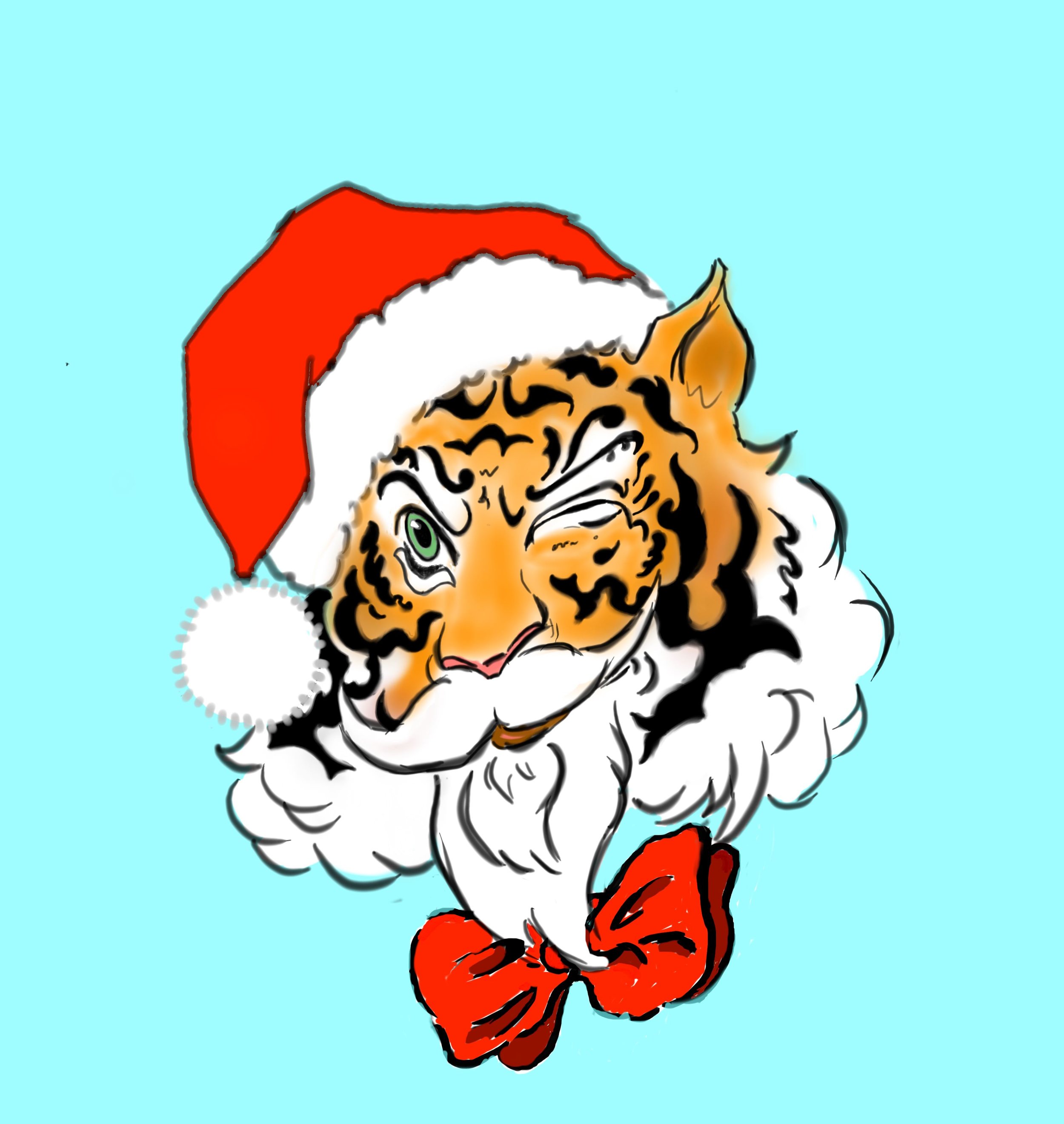 Tiger Santa