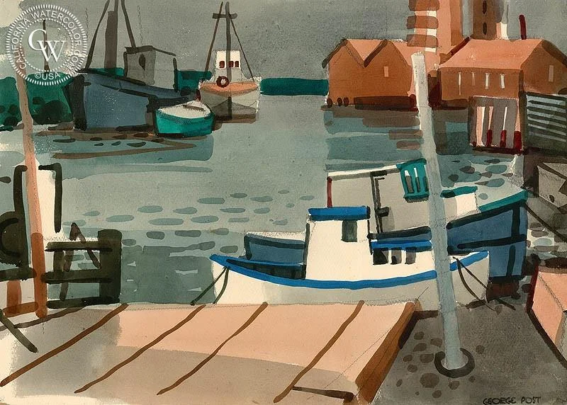 Boat landing, 20 x 24, wc