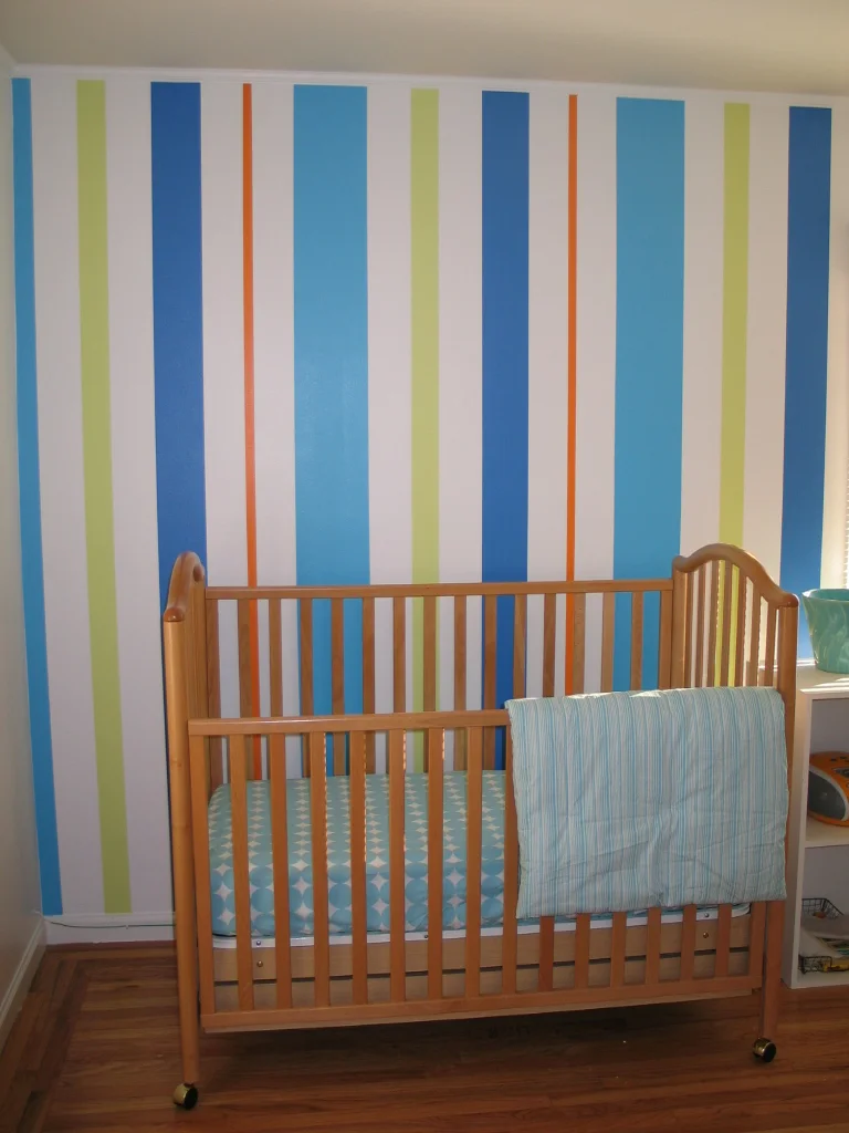 Hand painted stripes