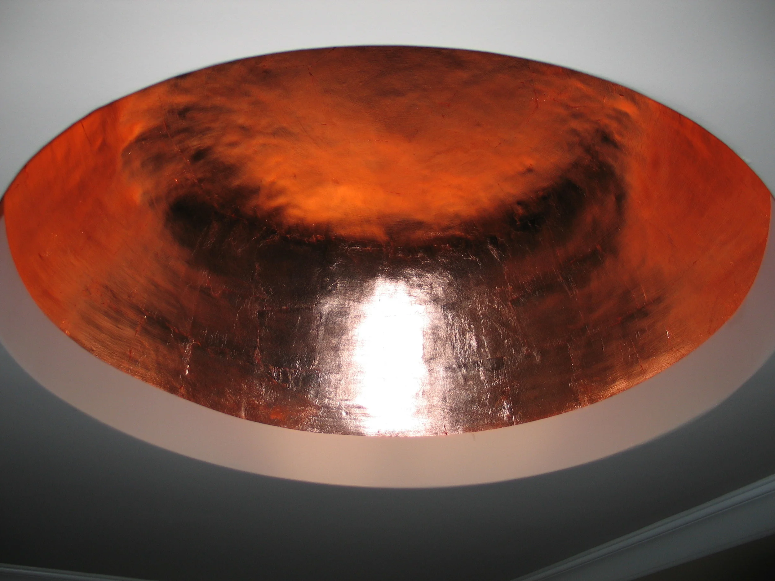 Copper-leafed dome
