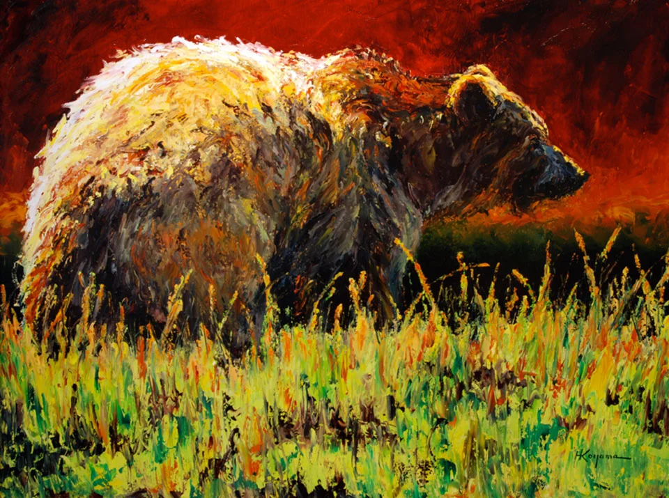 "Evening Son" 36" x 48" Oil