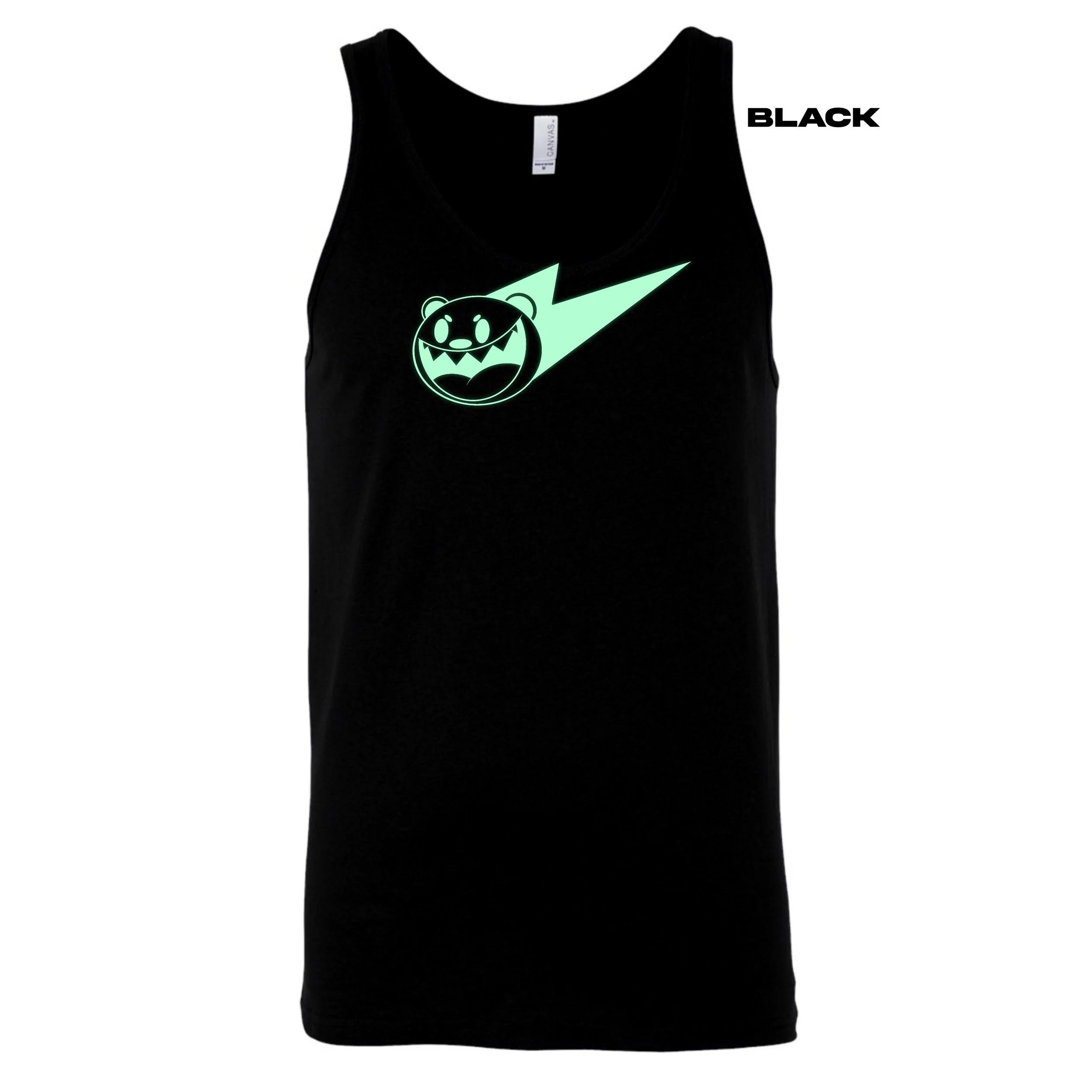 GLOW IN THE DARK BEAR TANK TOP