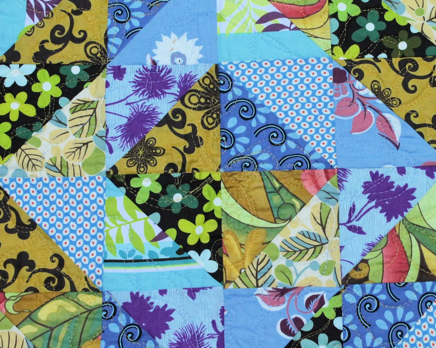 Easy Half Square Triangles Four At A Time The Inquiring Quilter