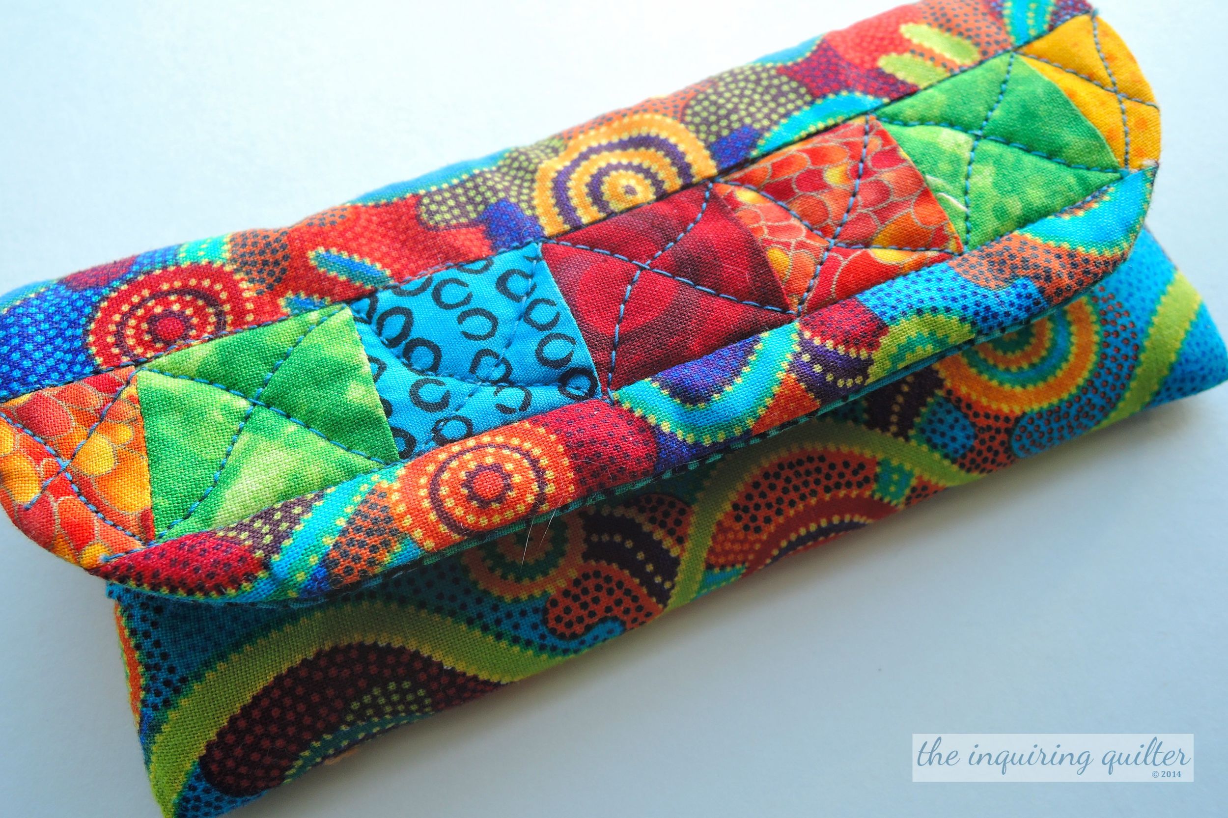 Quilted Eyeglass Case — The Inquiring Quilter
