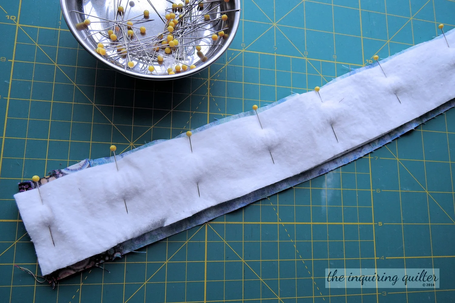 Day Twelve Quilted Camera Strap Cover — The Inquiring Quilter