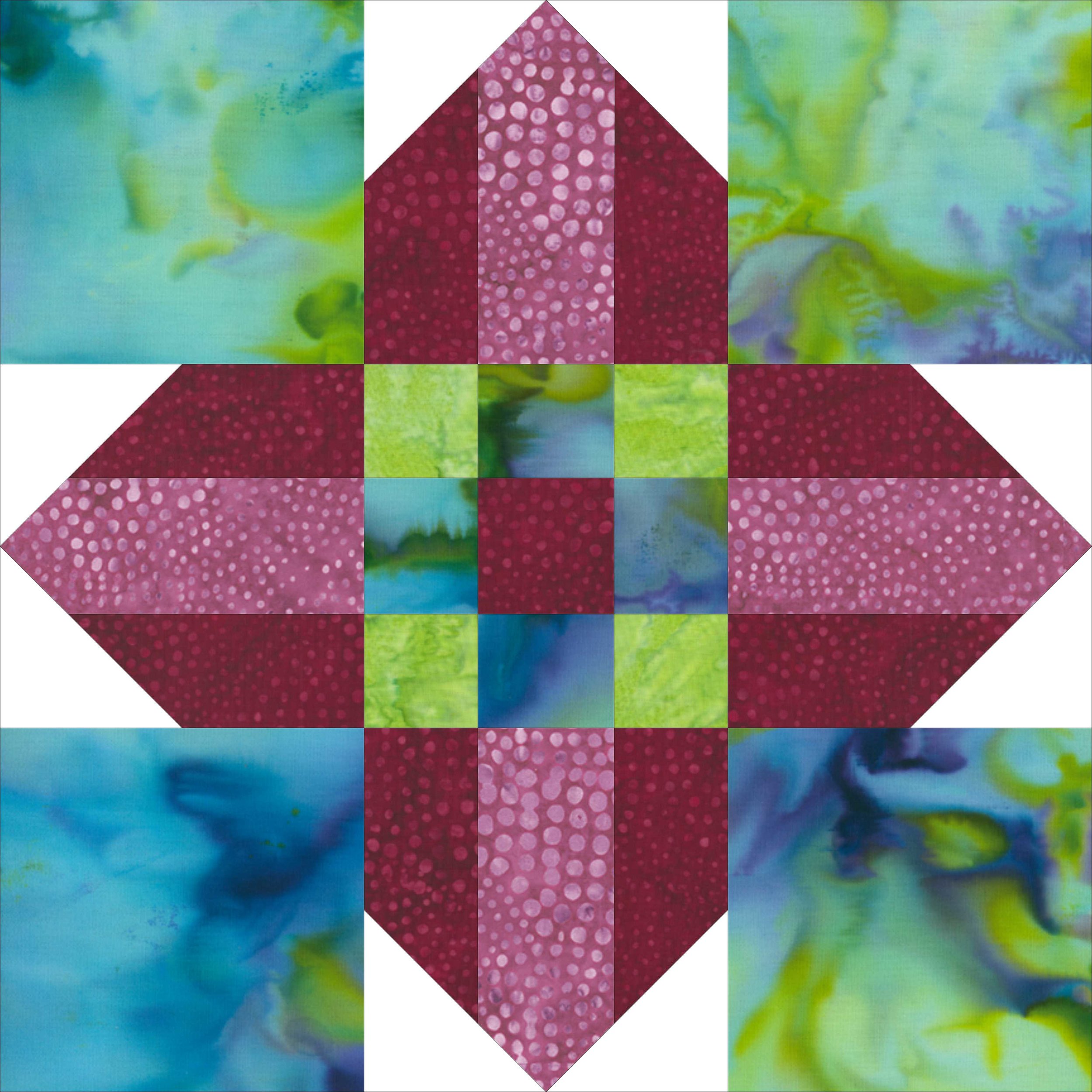 Block A1 for Colorway 1 and 2