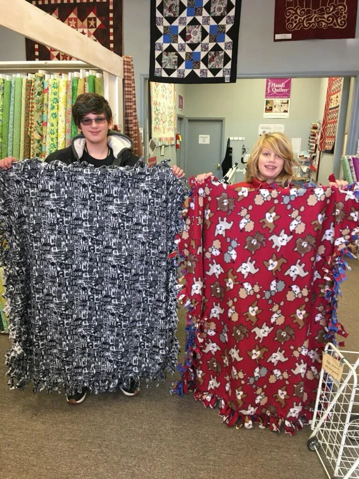 Even kids get in the act! Here are two recent donations for the Linus project.