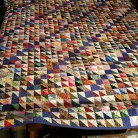 Alice's Dizzy quilt from Week 7