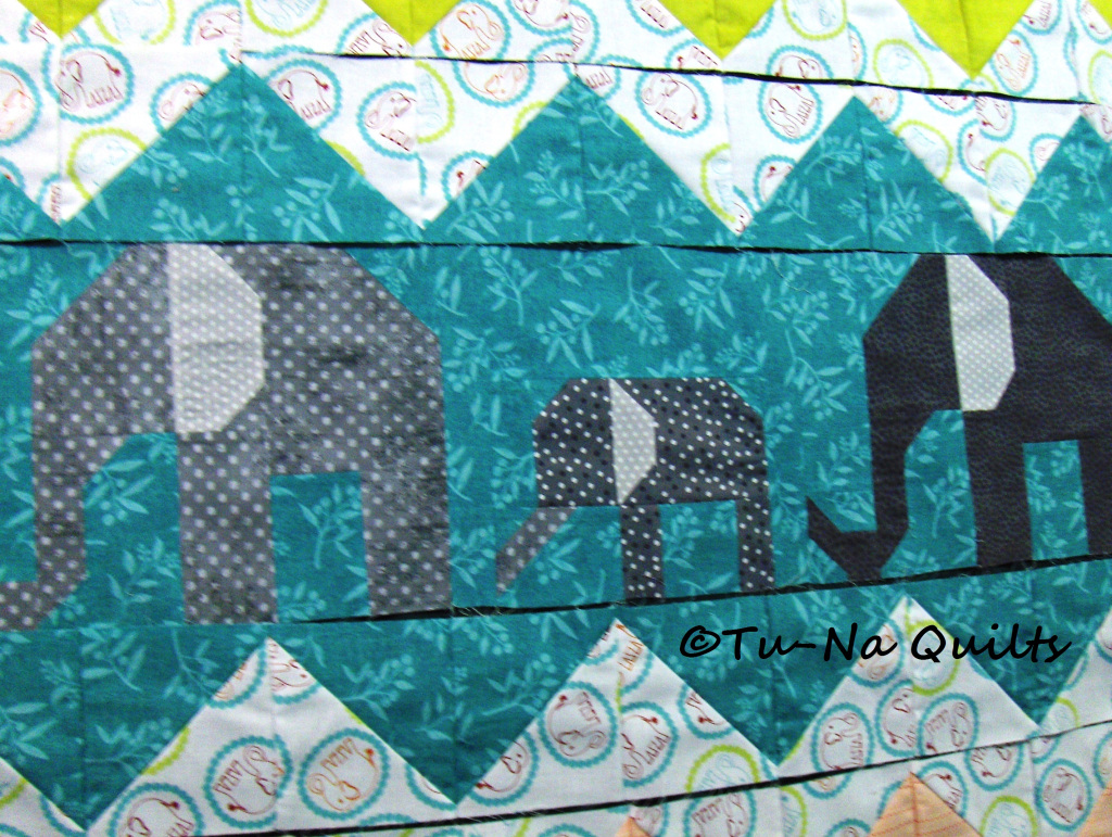 Karen's She Has Her Mommy's Nose quilt from Week 19