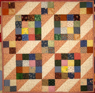 Angie's Palmateer Point mini quilt from Week 41
