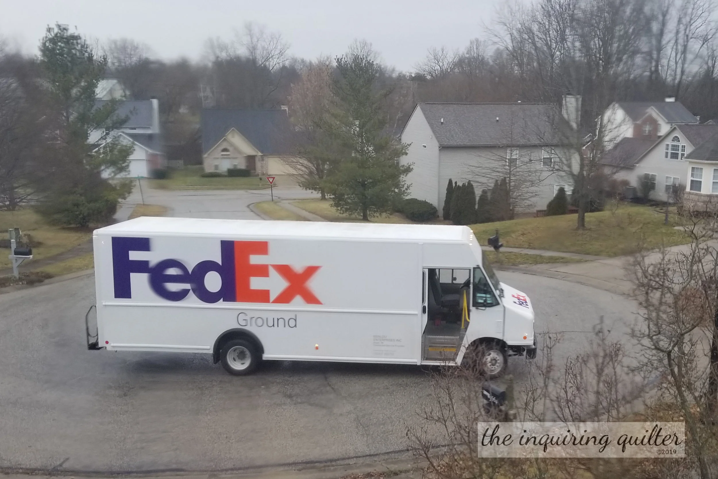 Oh so close! I wish my neighbors would stop having things delivered so I can tell when the truck is for me. <grin>